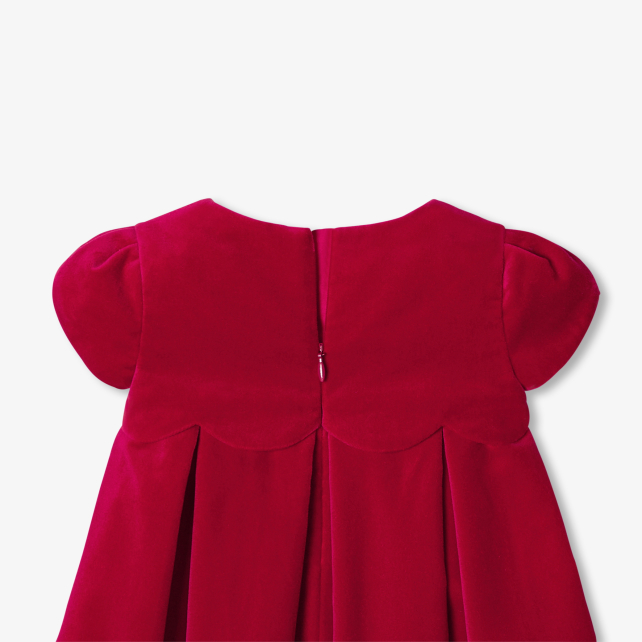 Holiday velvet baby dress Holiday velvet baby dress