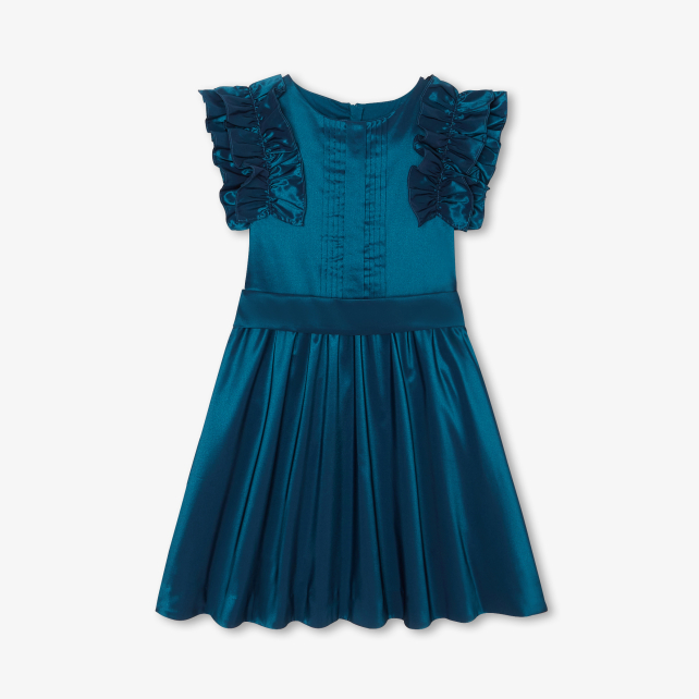 Robe enfant fille en taffetas Robe enfant fille en taffetas