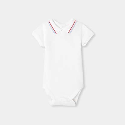 Baby boy short-sleeved bodysuit