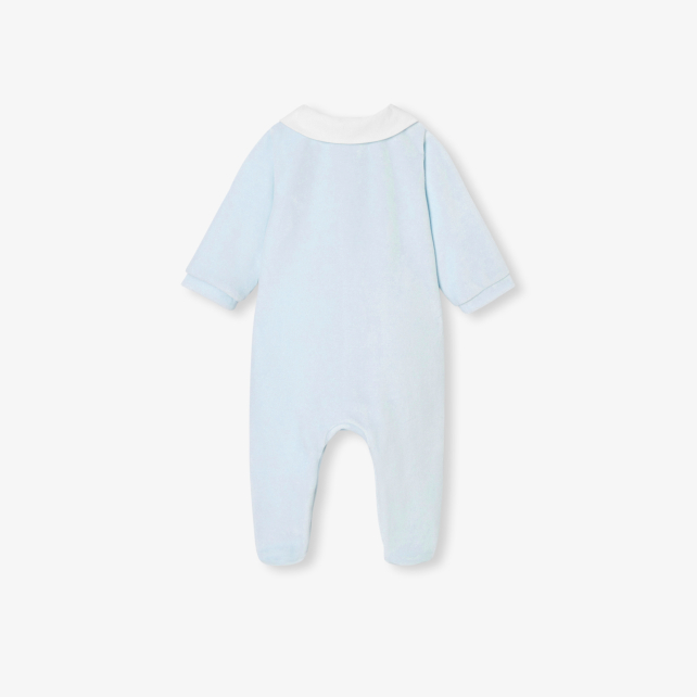 Baby boy velvet pyjamas