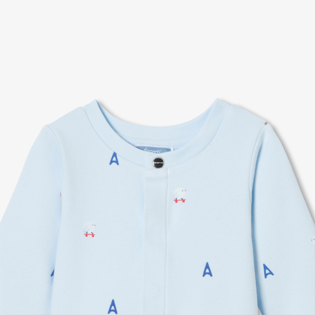 Baby boy pyjamas in interlock Baby boy pyjamas in interlock