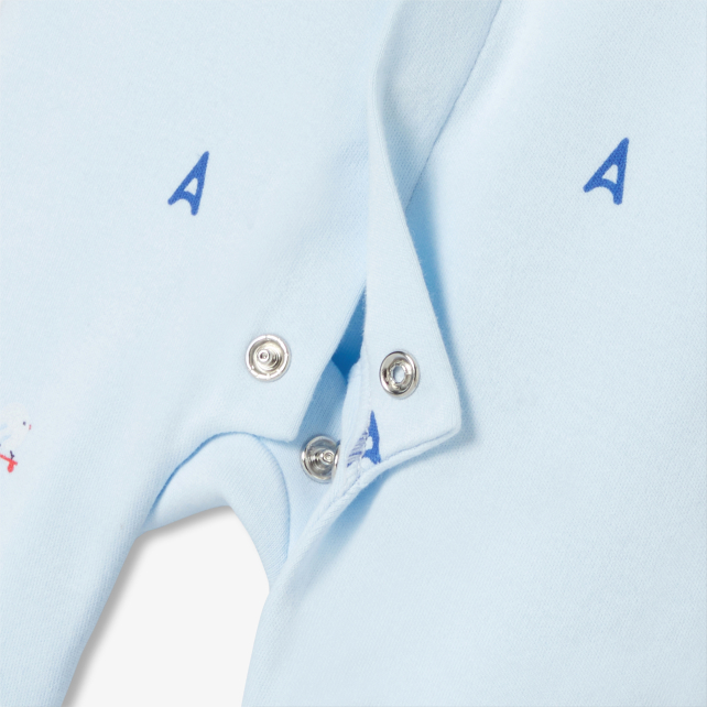 Baby boy pyjamas in interlock Baby boy pyjamas in interlock