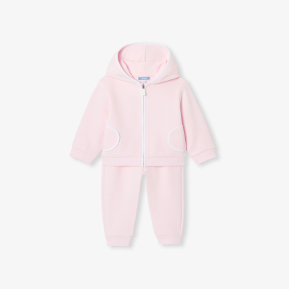 Ensemble bébé fille en maille piquée