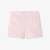 Baby girl shorts in honeycomb piqué Baby girl shorts in honeycomb piqué