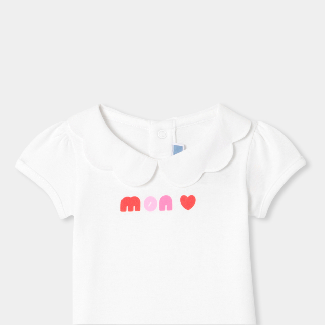 Baby girl short-sleeved bodysuit Baby girl short-sleeved bodysuit