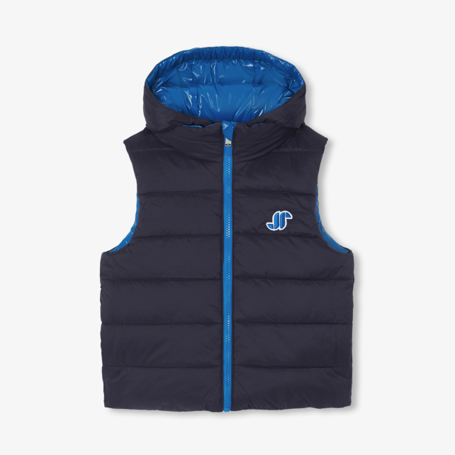 Boy reversible sleeveless padded jacket Boy reversible sleeveless padded jacket