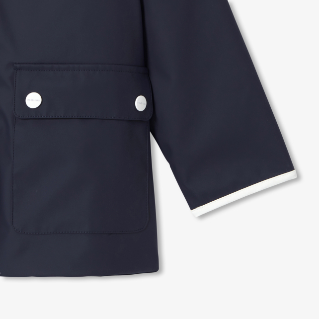 Girl hooded raincoat Girl hooded raincoat