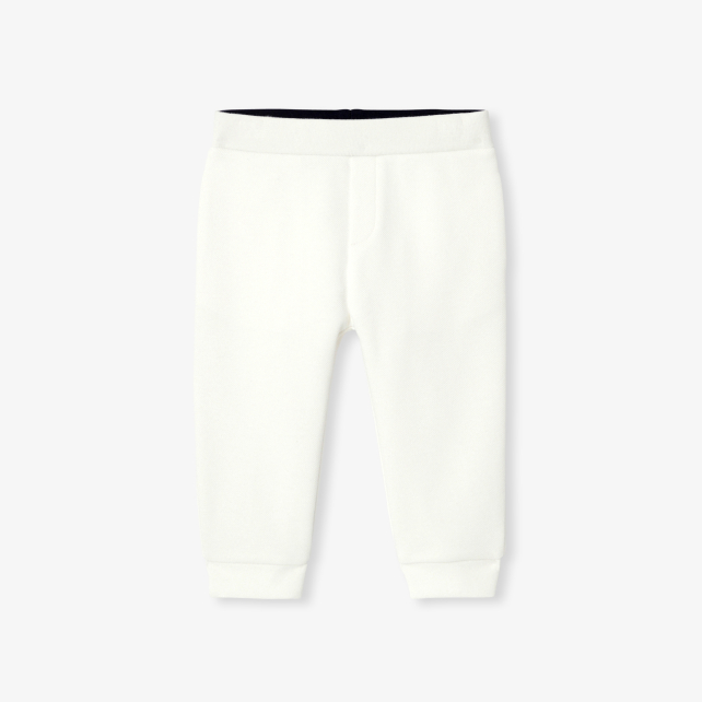 Baby joggers in quilted knit Baby joggers in quilted knit