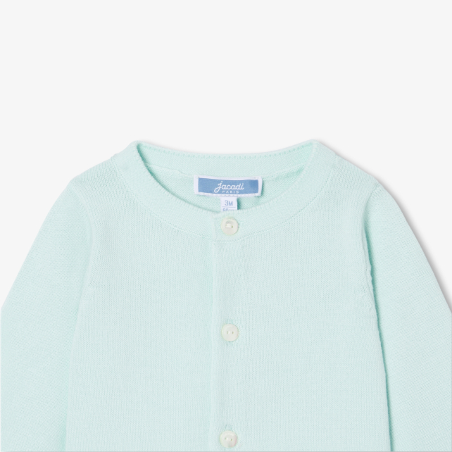 Cardigan bébé en jersey Cardigan bébé en jersey