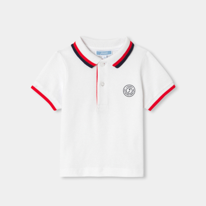 Baby boy short-sleeved polo shirt
