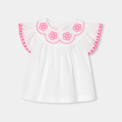 Baby girl short-sleeved blouse