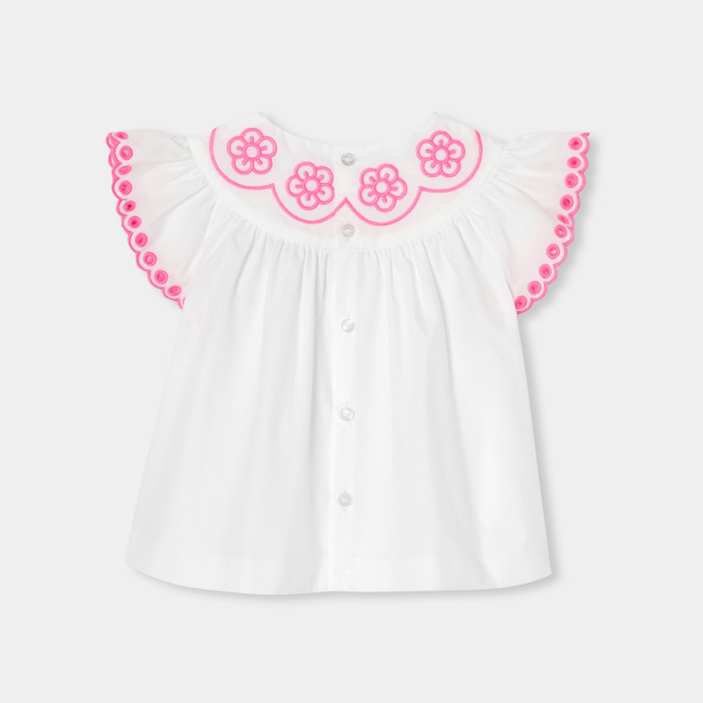 Blouse bébé fille manches courtes Blouse bébé fille manches courtes