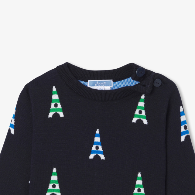 Baby boy cotton jumper Baby boy cotton jumper