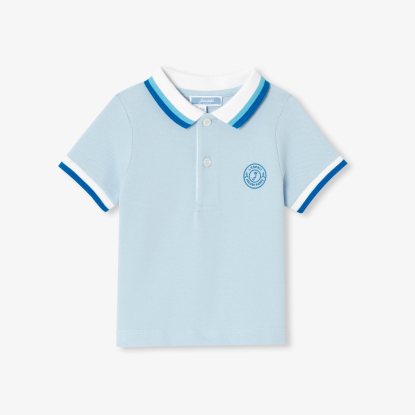 Baby boy short-sleeved polo shirt