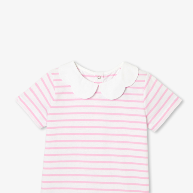 Girl striped polo shirt Girl striped polo shirt