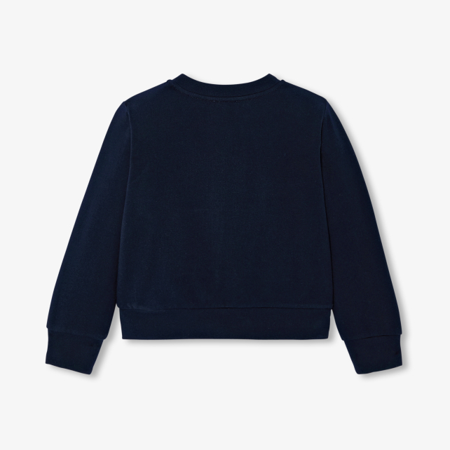 Cardigan zippé fille en molleton Cardigan zippé fille en molleton