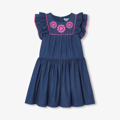 Girl lightweight denim dress