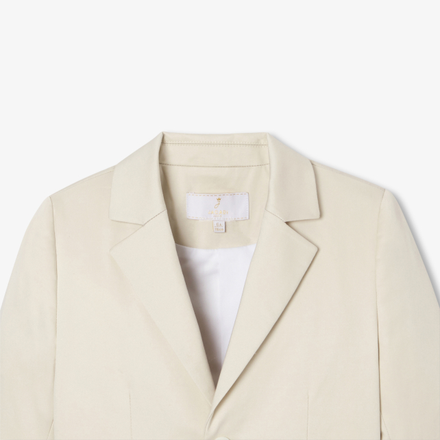 Boy jacket in cotton satin Boy jacket in cotton satin