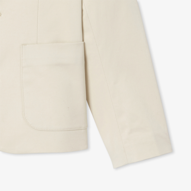 Boy jacket in cotton satin Boy jacket in cotton satin