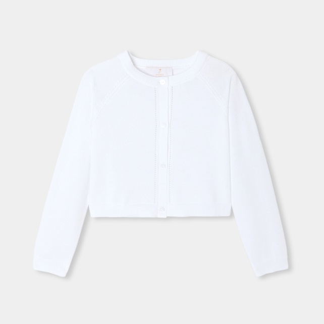 Cardigan court enfant fille Cardigan court enfant fille