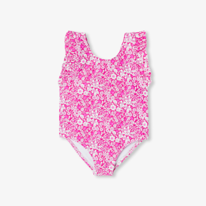 Baby girl swimsuit in Liberty fabric