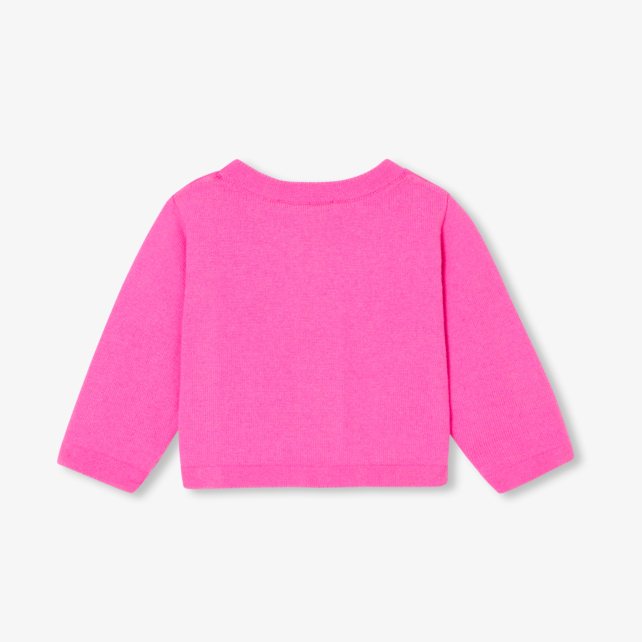 Baby girl jersey cardigan Baby girl jersey cardigan