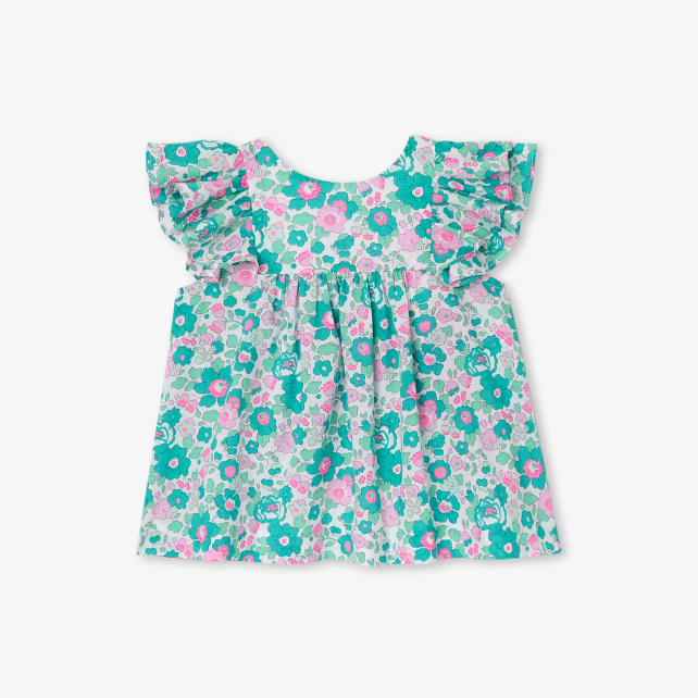 Baby girl blouse in Liberty fabric Baby girl blouse in Liberty fabric