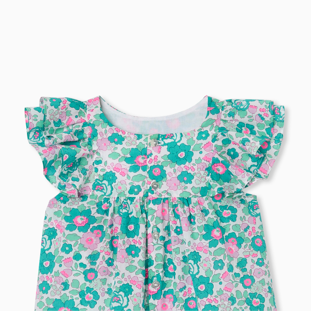 Baby girl blouse in Liberty fabric Baby girl blouse in Liberty fabric