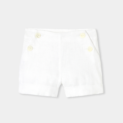 Baby boy linen shorts