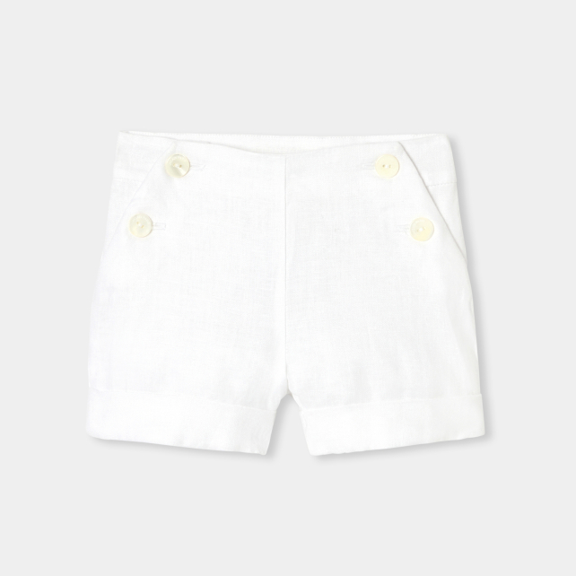 Short bébé garçon en lin Short bébé garçon en lin