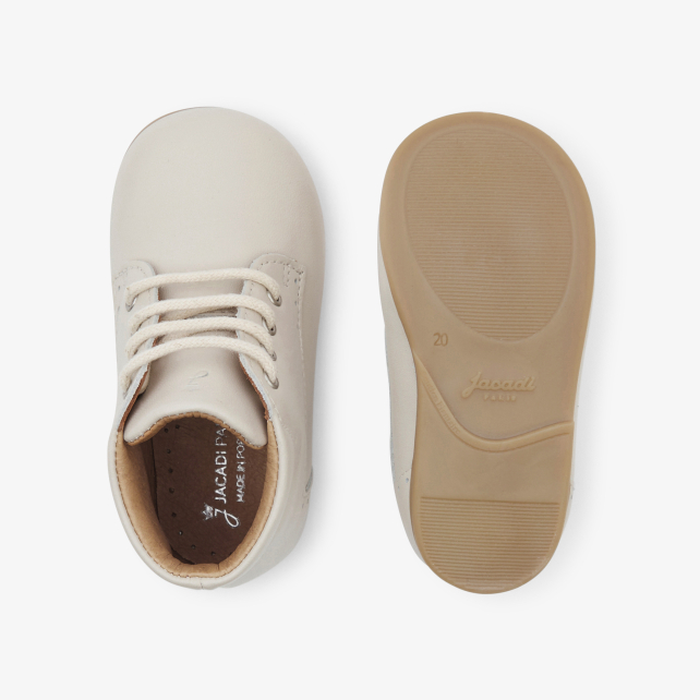 Baby smooth leather booties Baby smooth leather booties