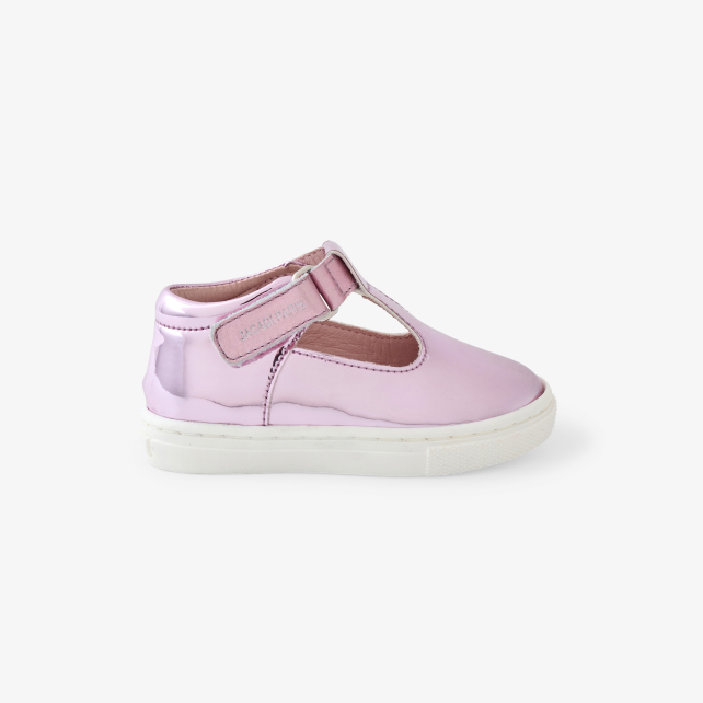 Baby girl Iridescent leather T-bar shoes Baby girl Iridescent leather T-bar shoes