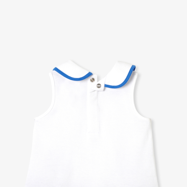 Baby girl dress in cotton piqué Baby girl dress in cotton piqué