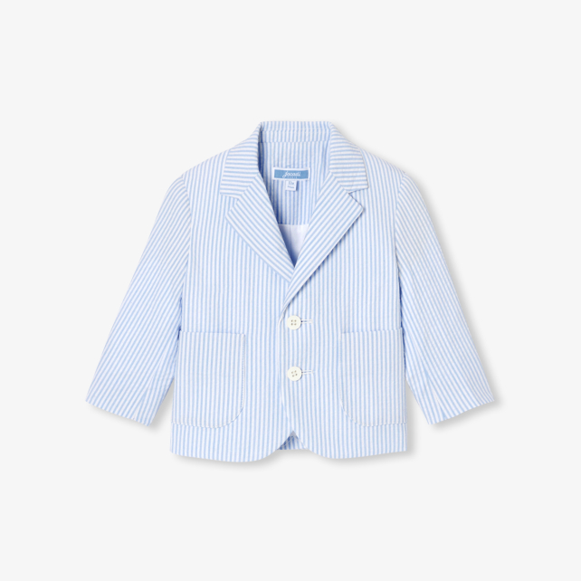Baby boy seersucker jacket