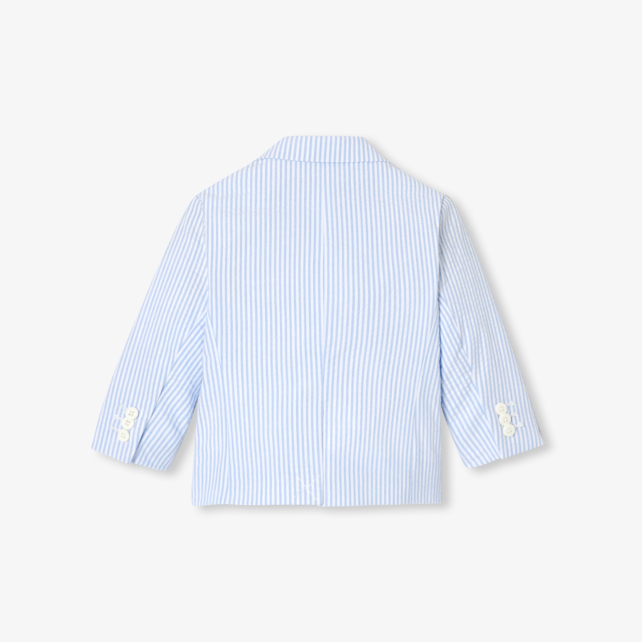 Veste bébé garçon en seersucker Veste bébé garçon en seersucker