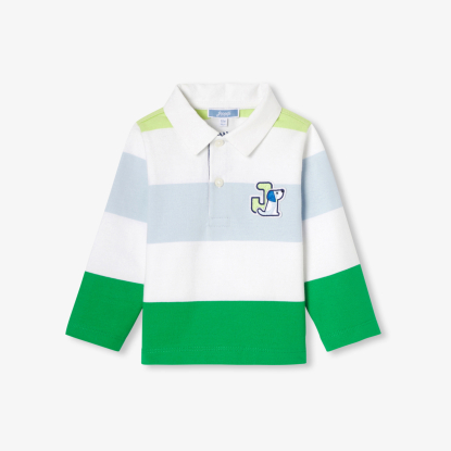 Baby boy long-sleeve polo shirt
