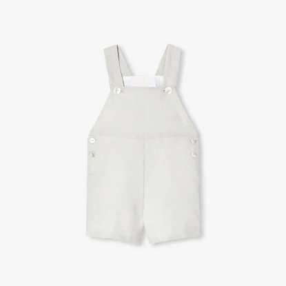 Salopette bébé garçon en lin