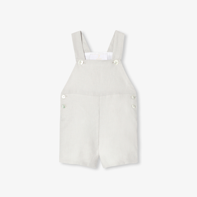 Baby boy linen overalls Baby boy linen overalls