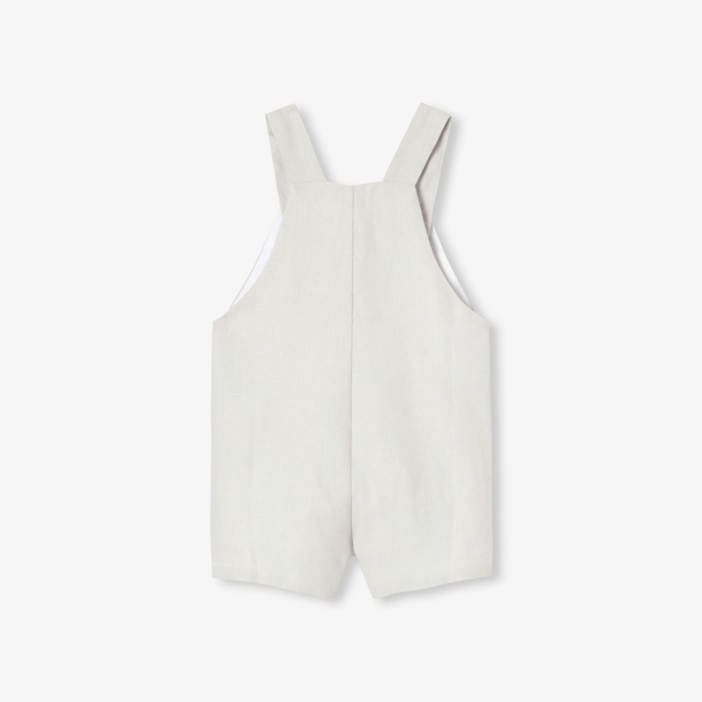 Baby boy linen overalls Baby boy linen overalls