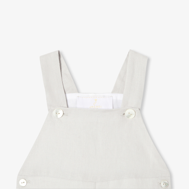 Baby boy linen overalls Baby boy linen overalls