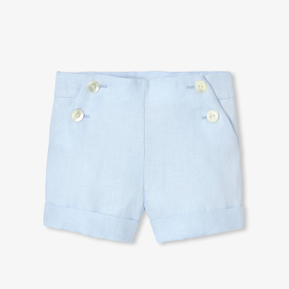 Baby boy linen shorts