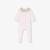 Baby girl sleepsuit in interlock Baby girl sleepsuit in interlock