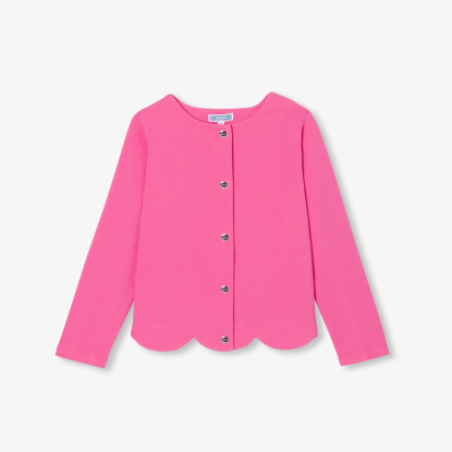 Girl fleece cardigan