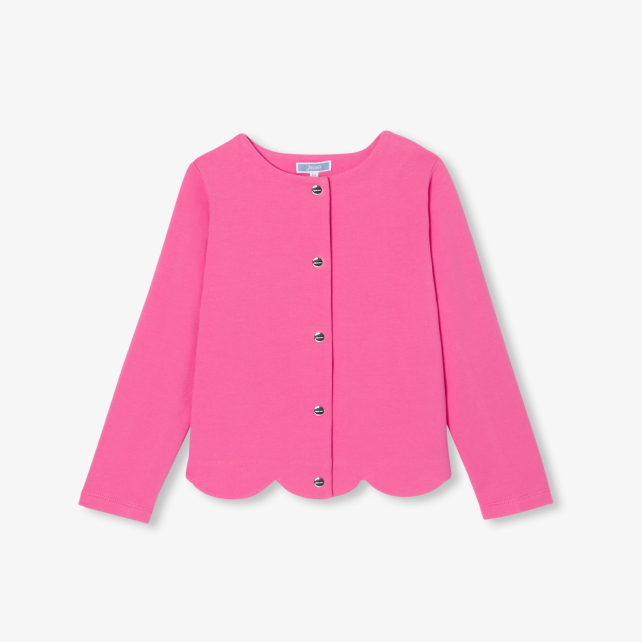 Cardigan en molleton enfant fille Cardigan en molleton enfant fille