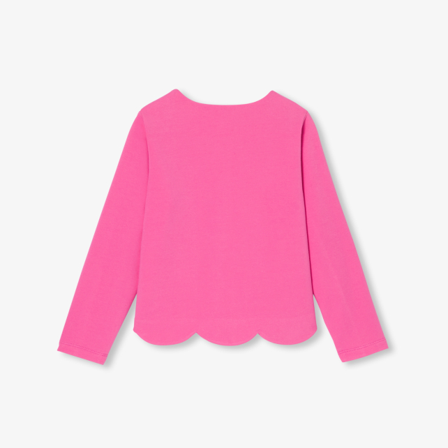 Cardigan en molleton enfant fille Cardigan en molleton enfant fille