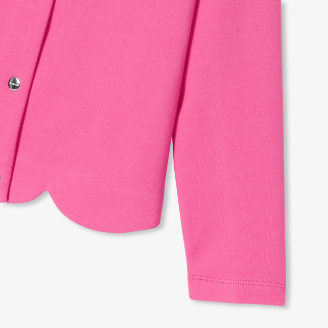 Cardigan en molleton enfant fille Cardigan en molleton enfant fille