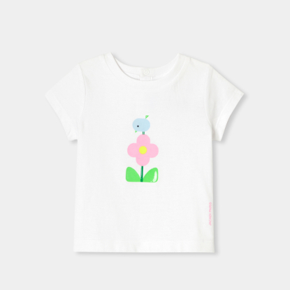 Baby girl short-sleeved T-shirt