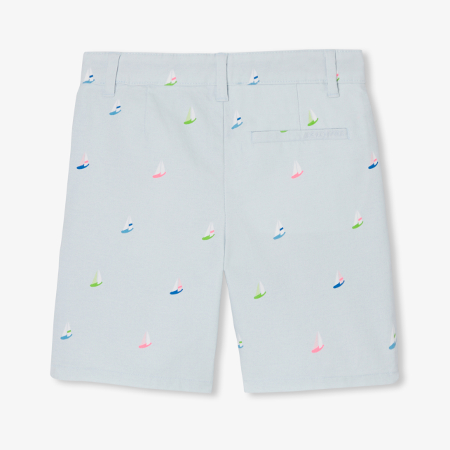 Boy shorts in printed twill Boy shorts in printed twill