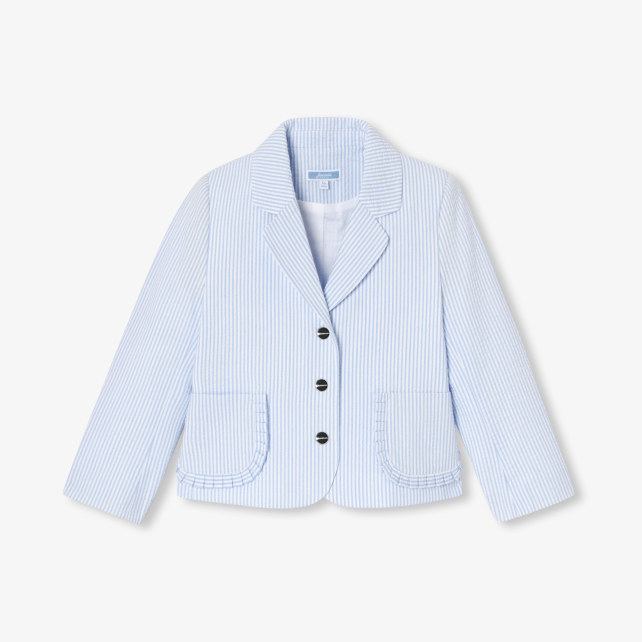 Girl seersucker jacket Girl seersucker jacket
