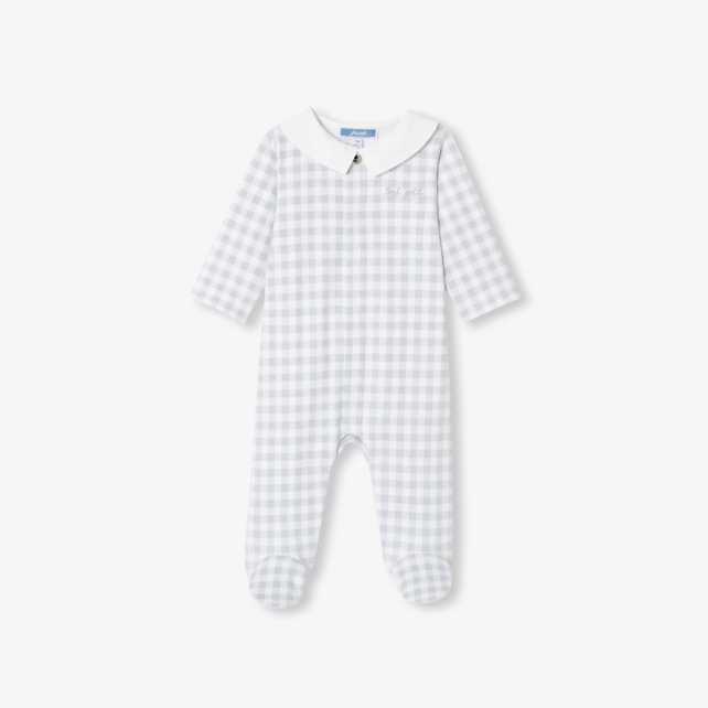 Pyjama bébé imprimé vichy Pyjama bébé imprimé vichy